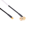 RA MMCX Male Plug To Ra SMA Male Plug RF COAXIAL CABLE ASSEMBLY With HeatShrink