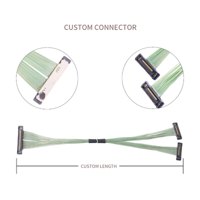 20380-R35T-06 0.4mm Pitch Micro Coaxial Cable Assembly Lvds Connector 35 Pin