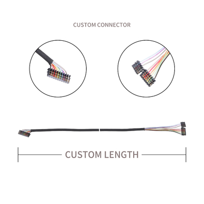 0.6 PITCH  IDC Cable Assembly JST 04XSR-36KHF 06XSR-36KHF 10XSR-36KHF