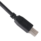 Male To Male / Female USB 3.0 B Cable Black For Printer Equipment