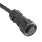 UL2464 24AWGX5C Waterproof Wire M16 Female To Pitch SH1.0 9P Circular Connector Cable
