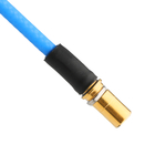 ROHS Low PIM Flex TFT-5G-402 RF Coaxial Cable Double Shielded With Blue FEP Jacket OEM/ODM