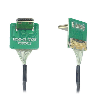 i pex CABLINE CA Micro Coaxial Cable 20525-030e-02 Lvds Cable Assembly to HD cable adapter MINI-HDMI elbow head HDMI-C