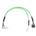 LVDS CABLE LHE PHSD-T/PHB-T 30P  To A2545 And LHE VH-T Green 24AWG Cable OEM / ODM