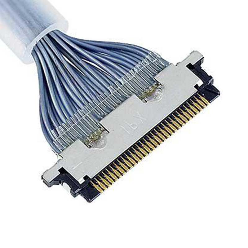 Horizontal EDP MIPI Micro LVDS Coaxial Cable Contact Pitch 0.40mm