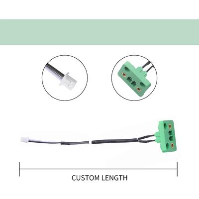 HSG 2Pin 1.25mm Pitch Lvds Cable Assembly TO Feed Through Header 2Pin 3.81mm Pitch