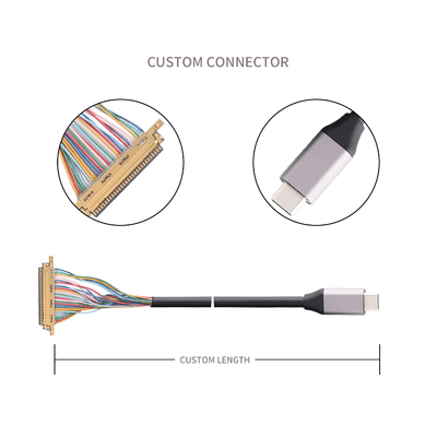 Type-C USB 3.0 TO IPEX 20453-230T-03 Usb Cables Made To Measure AR / VR