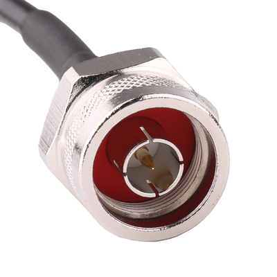 RF Male LMR195 Coaxial Cable Connector White OD 6.0mm LMR195 Cable OD 4.95mm