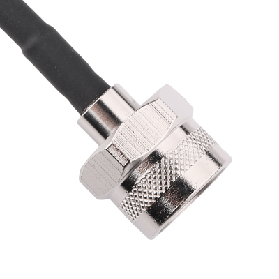 RF Male LMR195 Coaxial Cable Connector White OD 6.0mm LMR195 Cable OD 4.95mm