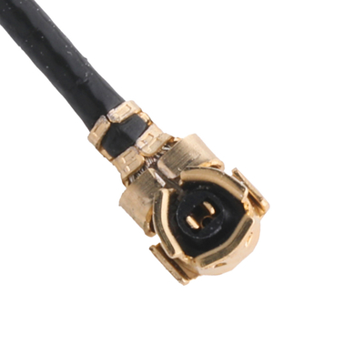 ROHS RF SMA F JACK To MHF Plug For 1.37mm RF Black Cable 50Ω OEM/ODM
