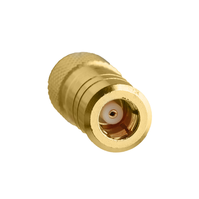 Brass/ Teflon Brown Shield RG179 Cable Connector RF SMB-(50ohm) To SMB-75(750hm) Connector