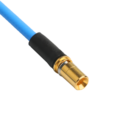 ROHS Low PIM Flex TFT-5G-402 RF Coaxial Cable Double Shielded With Blue FEP Jacket OEM/ODM