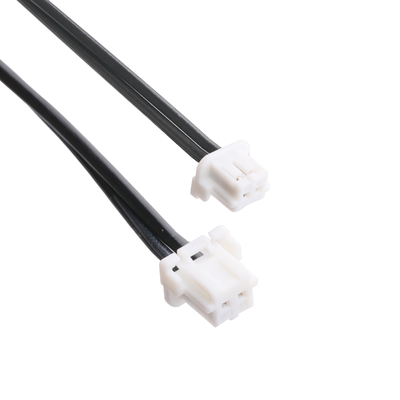 DC Plug Soder Type PVC To  White Housing 2P MOLEX F  UL 2648 24AWG*2C 80C 300V Black OEM / ODM