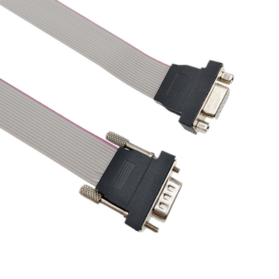 Male VGA HDB15 To Female Ribbon Cable 15 Pin 100mm Length